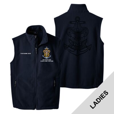 Sea Scouts - Ladies Value Fleece Vest Thumbnail